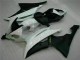 08-16 White Black Yamaha YZF R6 Motorcycle Fairing
