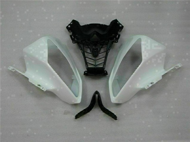 08-16 White Black Yamaha YZF R6 Motorcycle Fairing