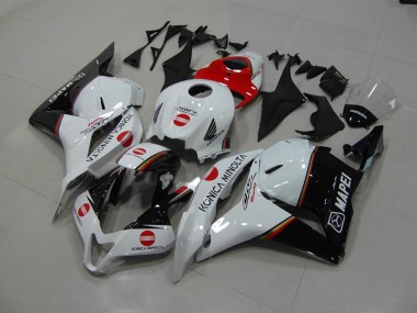 09-12 Red Konica Minolta Honda CBR600RR Motorcycle Fairings