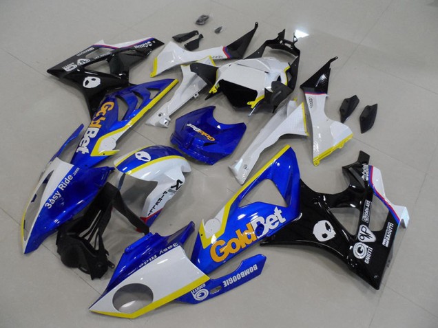 09-14 Blue White GoldBet BMW S1000RR Motorcycle Fairing 09-14 Blue White GoldBet BMW S1000RR Motorcycle Fairing