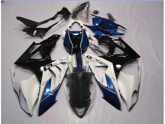 09-14 White Blue BMW S1000RR Motorcycle Bodywork 09-14 White Blue BMW S1000RR Motorcycle Bodywork
