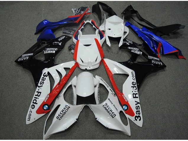 09-14 White Blue Red BMW S1000RR Motorcycle Fairings 09-14 White Blue Red BMW S1000RR Motorcycle Fairings