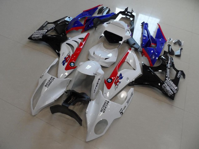 09-14 White Blue Red Becker Carbon BMW S1000RR Motorcycle Fairings 09-14 White Blue Red Becker Carbon BMW S1000RR Motorcycle Fairings
