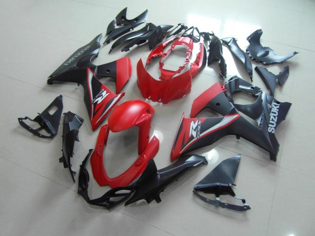 09-16 Matte Red Black Suzuki GSXR 1000 Motorcycle Fairings 09-16 Matte Red Black Suzuki GSXR 1000 Motorcycle Fairings