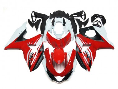 09-16 Red White Black Suzuki GSXR 1000 Motorcycle Fairings