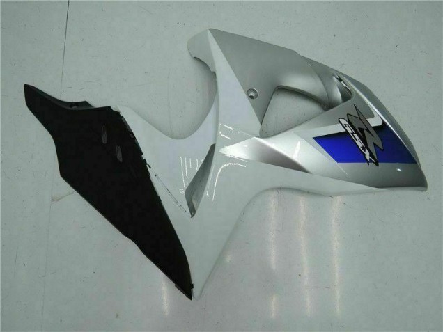 09-16 Silver White Suzuki GSXR 1000 Motorcycle Fairings