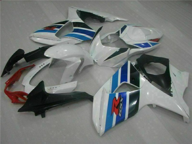 09-16 White Suzuki GSXR 1000 Motorcycle Fairings 09-16 White Suzuki GSXR 1000 Motorcycle Fairings