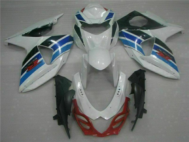 09-16 White Suzuki GSXR 1000 Motorcycle Fairings 09-16 White Suzuki GSXR 1000 Motorcycle Fairings