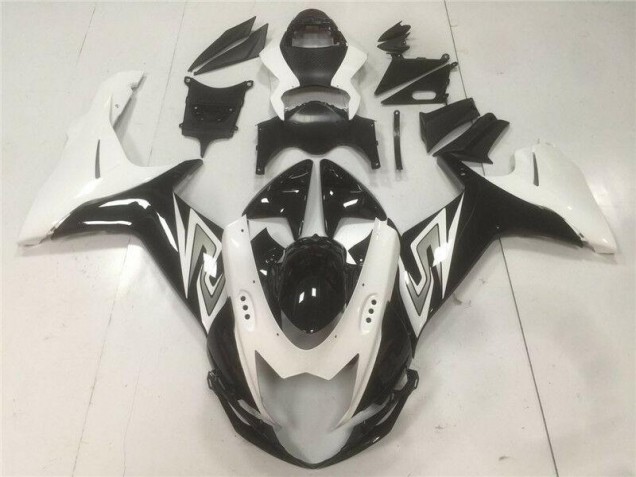 11-21 Black White Suzuki GSXR 600/750 Motorcycle Fairing