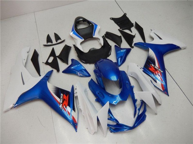11-21 Blue White Suzuki GSXR 600/750 Motorcycle Bodywork