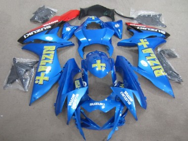 11-21 Blue Yellow Rizla Suzuki GSXR 600 Motorcycle Fairings