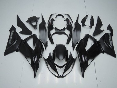 13-18 Matte Black Kawasaki ZX6R Motorcycle Fairings