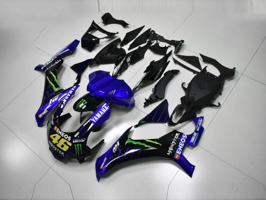 15-19 Blue Blue White ENEOS 46 Monster Yamaha YZF R1 Motorcycle Fairings