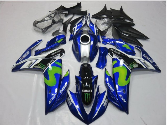15-22 Movistar Yamaha YZF R3 Motorcycle Fairings 15-22 Movistar Yamaha YZF R3 Motorcycle Fairings