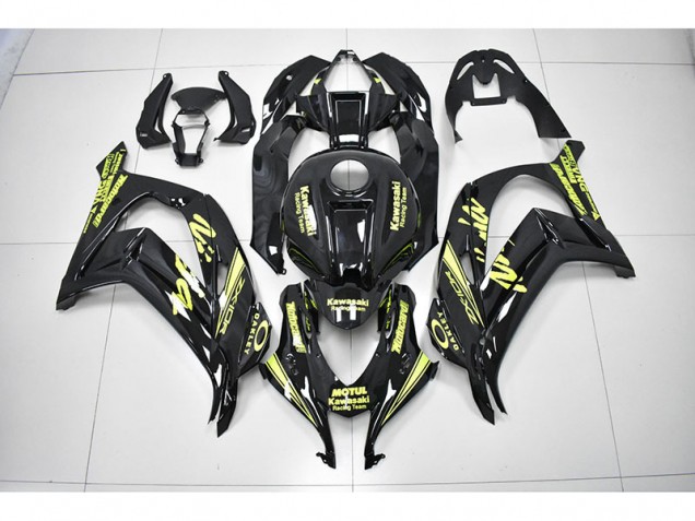 16-19 Black Yellow Racing Team Ninja Kawasaki ZX10R Motorcycle Fairings 16-19 Black Yellow Racing Team Ninja Kawasaki ZX10R Motorcycle Fairings