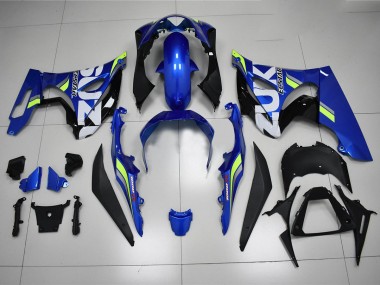 17-21 White Green Suzuki GSXR 1000 Motorcycle Fairings