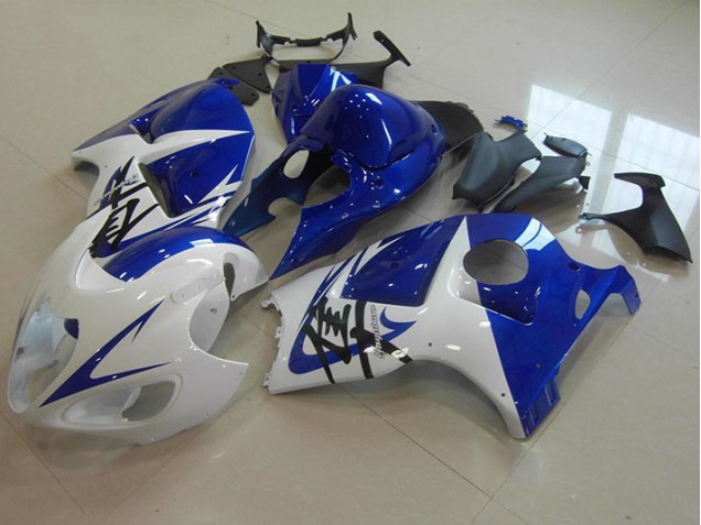 96-07 Blue White Suzuki GSXR 1300 Hayabusa Motorcycle Fairings 96-07 Blue White Suzuki GSXR 1300 Hayabusa Motorcycle Fairings