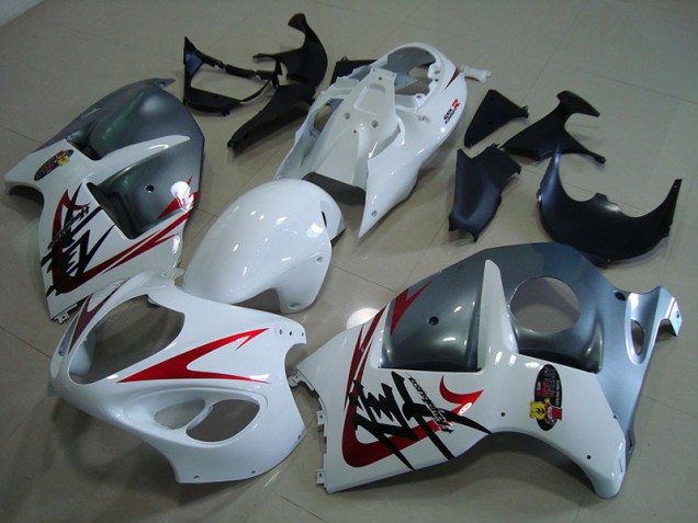 96-07 White Black Suzuki GSXR 1300 Hayabusa Motorcycle Fairings