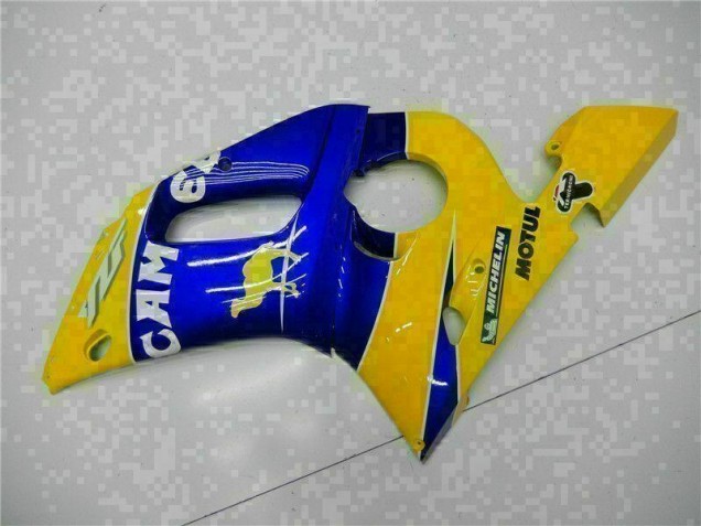 98-02 Yellow Blue Yamaha YZF R6 Motorcycle Fairings 98-02 Yellow Blue Yamaha YZF R6 Motorcycle Fairings