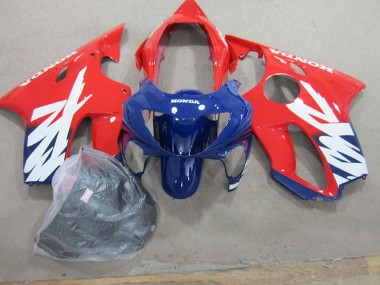 99-00 Blue Red Honda CBR600 F4 Motorcycle Fairings