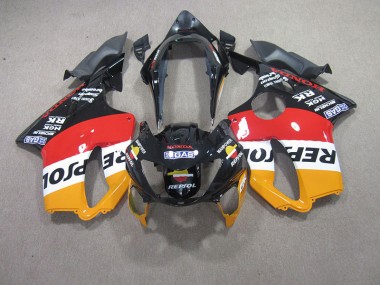 99-00 Red Black Repsol Honda CBR600 F4 Motorcycle Fairings